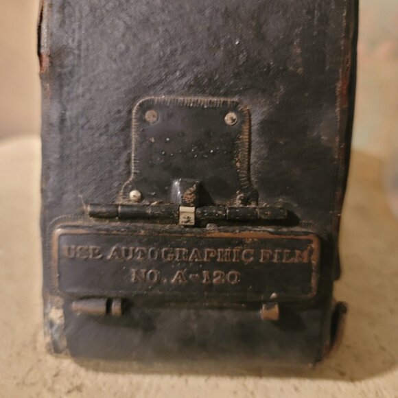 Kodak No. 2 Folding Autographic Brownie Camera Vintage For Display Non-working - Picture 7 of 12